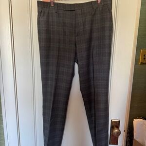 Paul Smith Slim Fit wool check trousers